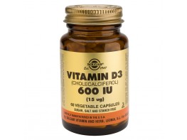 Imagen del producto Solgar Vitamina D3 600ui 60 cápsulas vegetales