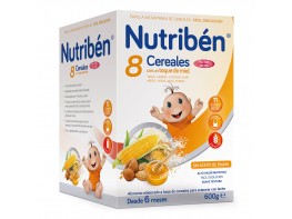 Imagen del producto Nutribén 8 cereales y miel frutos secos 600gr