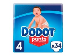 Imagen del producto Dodot pañal pants t/4 9-15 kg. 34 und