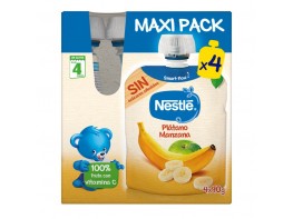 Imagen del producto Nestlé Bolsita plátano y manzana 4x90 g
