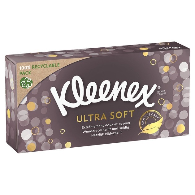 Kleenex Ultrasoft pañuelos faciales 64u
